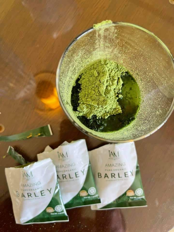 IAM Worldwide Pure Organic Barley Powdered Drink Mix from (3g x 10 Sachets)