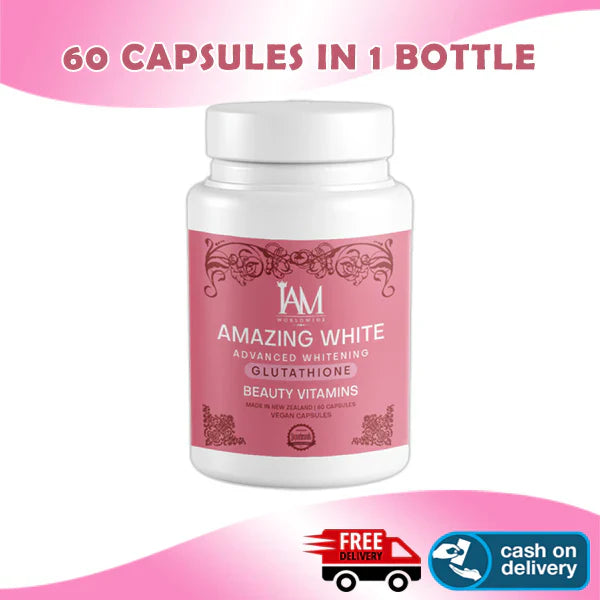 Amazing White | 1 Bottle (60 Capsules) Barley Wellness PH Authorized Barley Distributor Amazing White | 1 Bottle (60 Capsules) Barley Wellness PH Authorized Barley Distributor