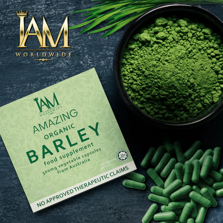 1 Box - IAM Worldwide Pure Barley Capsule ( 100 capsules)