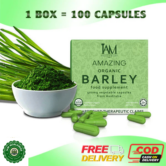 1 Box - IAM Worldwide Pure Barley Capsule ( 100 capsules)